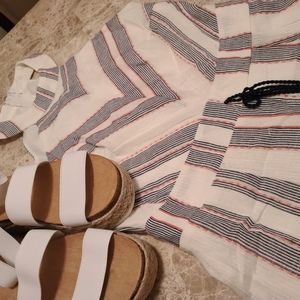 Crystal Sky Jumpsuit White Print Jumpsuits